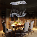 Modern led chandelier crystal ceiling lamp dining room rectangular chandelier lighting 92014